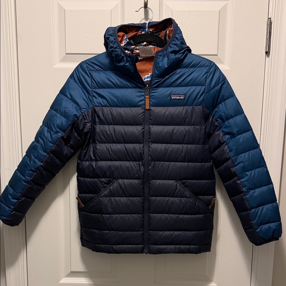 Patagonia Reversible Hooded Down Jacket